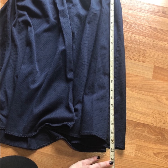 Juniors Navy Fit & Flare with Sweetheart Neckline - Picture 8 of 8